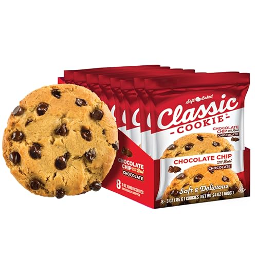 Classic Cookie, Soft Baked Cookie, Chocolate Chip 3oz, 32 Count Pack