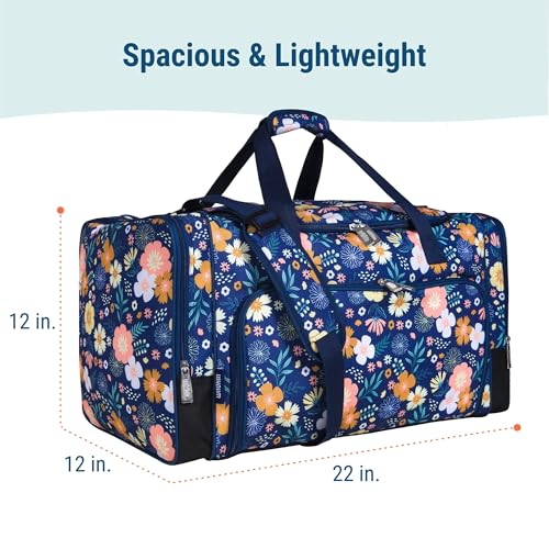 Image of Wildkin Kids Weekender Duffel Bag - Carry-On Size for School, Travel, & Sleepovers