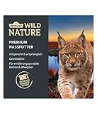 Dehner Wild Nature Katzenfutter Kitten Hügelland, Nassfutter getreidefrei / zuckerfrei, für junge Katzen, Huhn, 6 x 400 g Dose (2.4 kg)