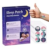 Gethorey Sleep Patches for Adults, 60 Pack Upgraded Deep Sleep Patches, Formulated with All Natural Ingredients, Long-Lasting Night Comfort for Both Men and Women, Easy to Use All Night Long-B03