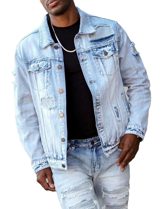 Men's Classic Fashion Denim Jean Jackets
