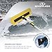 Snow Joe SJBLZD-PRX 2-in-1 Telescoping Snow Broom & Ice Scraper — Pivoting Foam Head, Extendable Handle for Cars, Trucks & SUVs — Lightweight, Non-Scratch, Vehicle-Safe Winter Snow Removal Tool