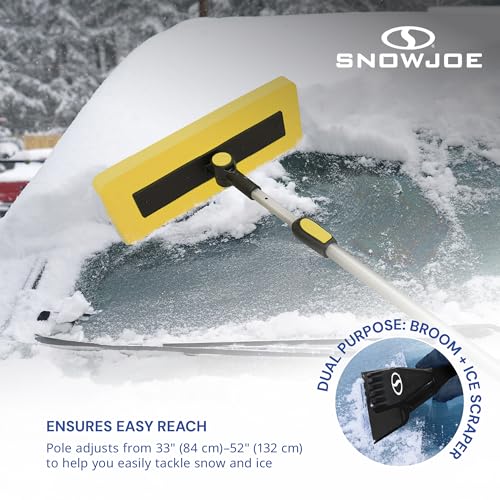 Snow Joe 2-in-1 Telescoping Snow Broom