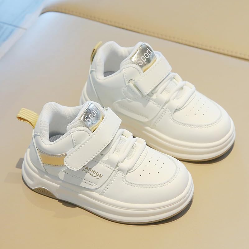 Kids Sport Sneakers, Red and White, Hook and Loop Strap, Fashion Athletic Shoes4