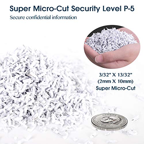 WOLVERINE 15-Sheet Super Micro Cut High Security Level P-5 Heavy Duty Paper/CD/Card Shredder SD9520 の商品画像 6