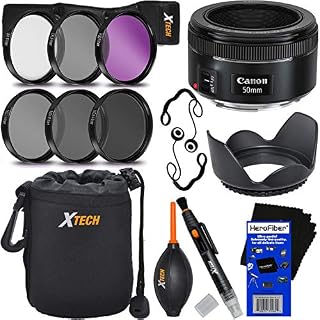 Canon EF 50mm f/1.8"STM Lens for Canon SLR Cameras (International Version) + ND