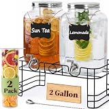 Kikcoin 2-Gallon Glass 2-Pack