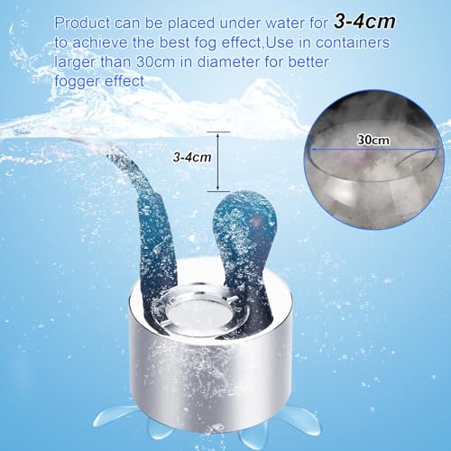 Fitnate HS0005U-274-US Mist Maker, Upgraded Fogger Water Fountain Pond Fog Machine Atomizer For Halloween Gatherings thumb #3