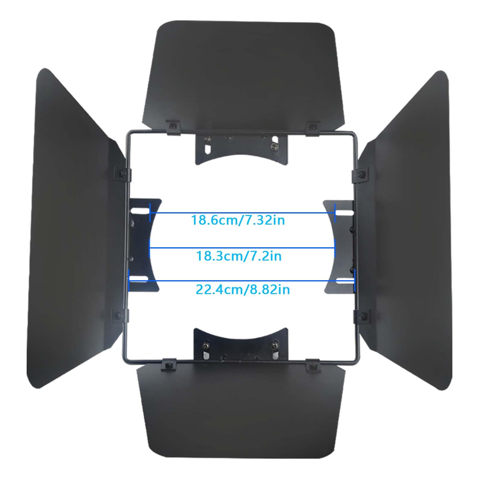 Regolatore di linea di illuminazione da palcoscenico, per illuminazione par, maschera per porta di fienile, accessori per la regolazione della luce, adatto per una varietà di calibri 20 cm ± 1 cm, fai