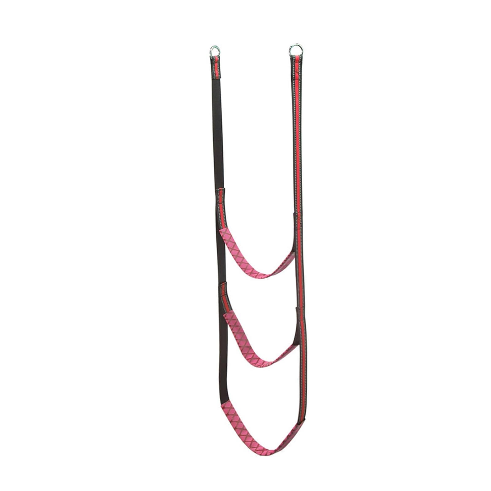Boat Rope Ladder, 3/4/5 Step Rope Ladder Kayak Inflatable Jet Ski Canoe Multicolor(Red 3 Ladders)