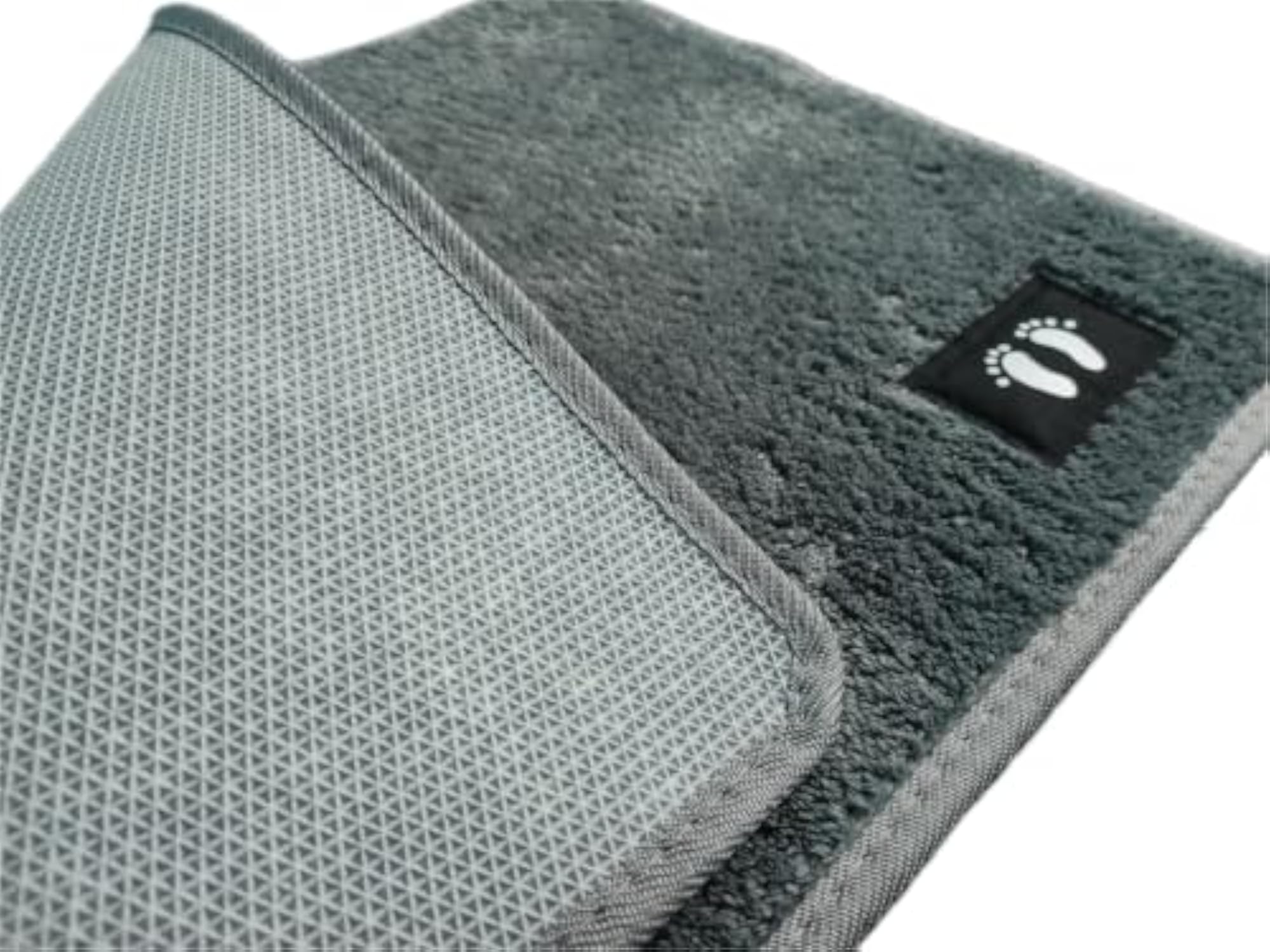 Home Microfiber Solid Anti-Skid Bath Mat Set