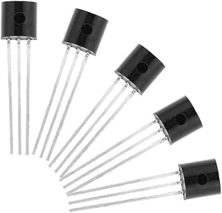 Telituny Temperature Sensor - 5pcs DS18B20 3 Pins Wire Digital Thermometer Temperature Sensor IC DIY Component