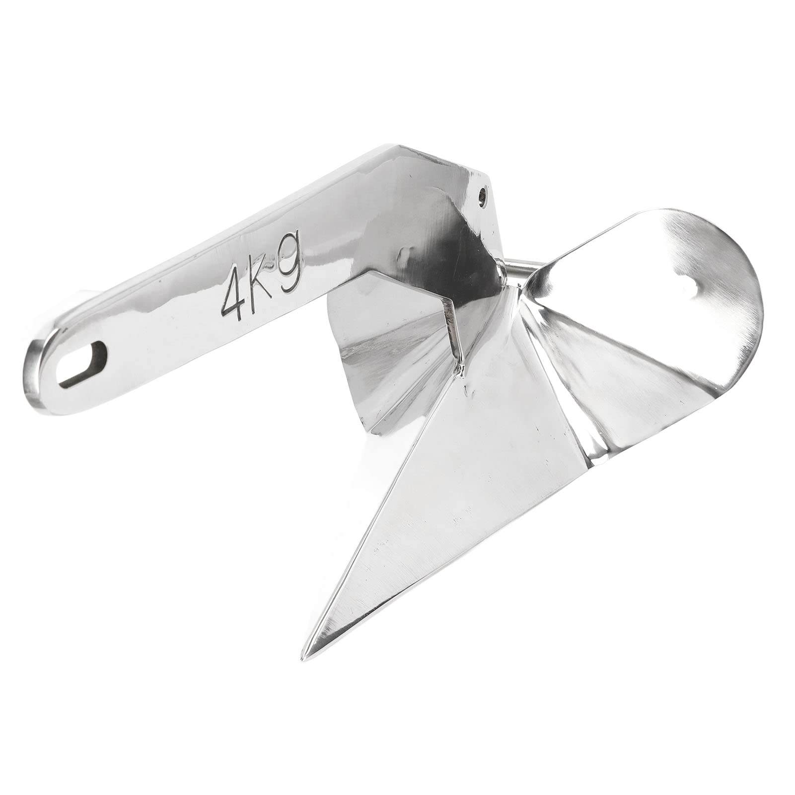 Ancre de bateau de style style Ancre de bateau de 4 kg ¨¤ ailettes, type charrue, pour l'amarrage de bateaux sur la plage