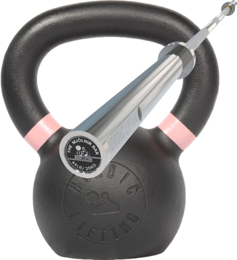 Kettlebell 18 lb Bundle with Olympic Powerlifting