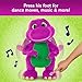 Barney’s World Toddler Toys by Fisher-Price, Barney Tall Plush, 13-inch Figure with Sounds, Soft Texture for Play, Kids Ages 2+ Years