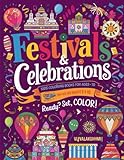 Festivals & Celebrations – Kids Coloring books for ages 2-10: A Global Festival Coloring Adventure for Kids Ages 2-10