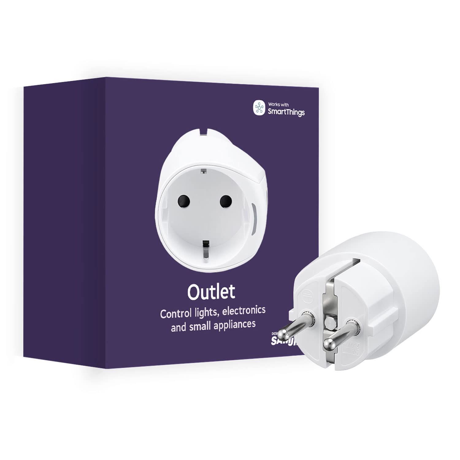 AEOTEC Zigbee Adaptor Plug Outlet Sort F | Measuring Socket | Switchable Socket | Residence Automation, Home Management