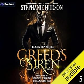 Greed's Siren Audiolibro Por Stephanie Hudson arte de portada