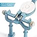 Annhua Dental Magnetic Articulator, Denture Articulators Large Size Type C Articulator for Dental Laboratory, Dentists, and Students Learning