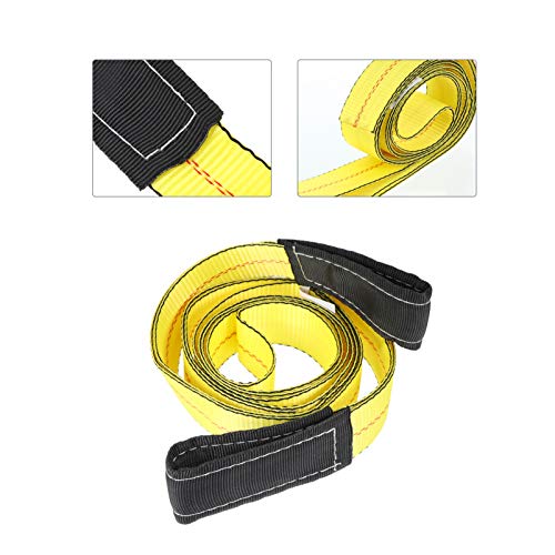 VILLCASE 2 Pcs Cintas da Eslinga de Levantamento Reforçadas Cintas de Recuperação da Eslinga de Leva