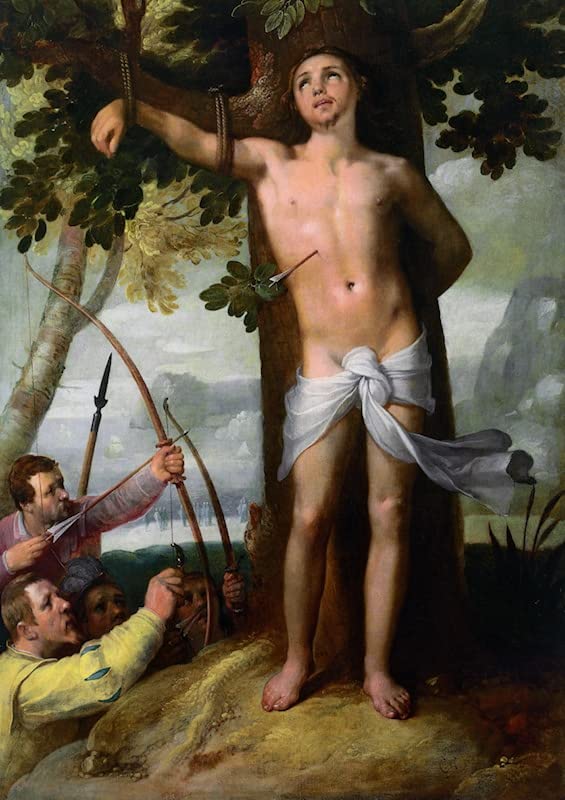 Image murale le Miracle de Saint Cornelis Cornelisz Toile Salon Grand Format