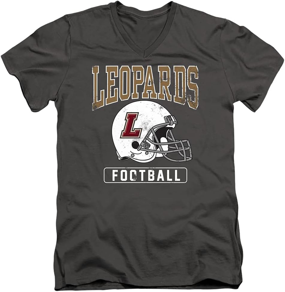 Lafayette College Official Football Helmet Unisex Adult V-Neck T Shirt