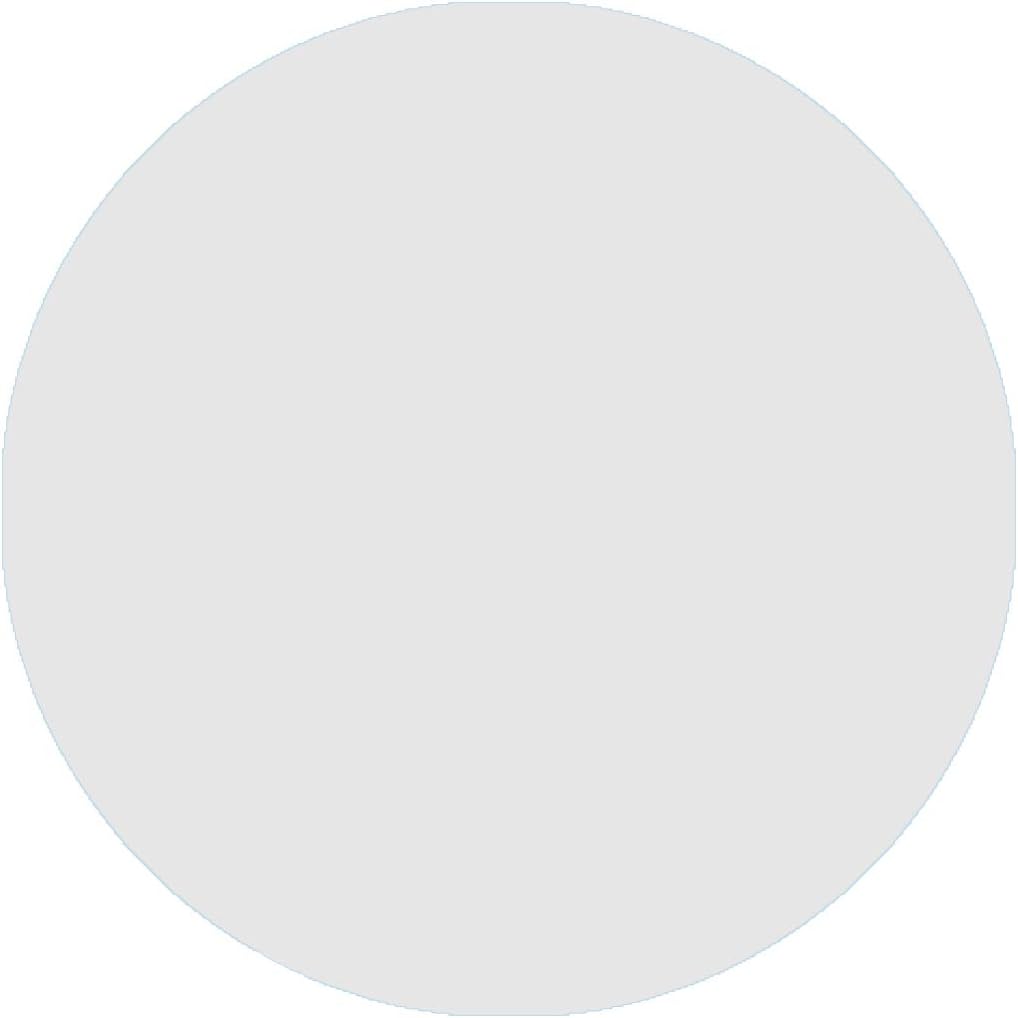 DuraMark 3.5 Inch White Dots for 5S Lean Organization Floor Marking Have Heavy Duty Industrial Outdoor Rubberized Adhesive with Removable Liner (Pack of 10)
