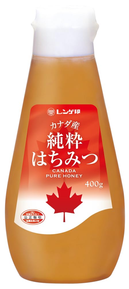 Amazon | レンゲ印 日本蜂蜜 カナダ産はちみつ 400g | レンゲ印