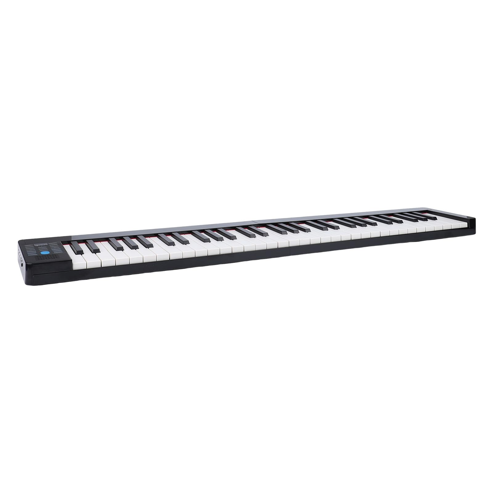 Fafeicy Pianoforte con Tastiera Pieghevole a 61 Tasti, Piano Elettrico Portatile con Pedale di Sostegno, 128 Toni per Principianti e Musicisti