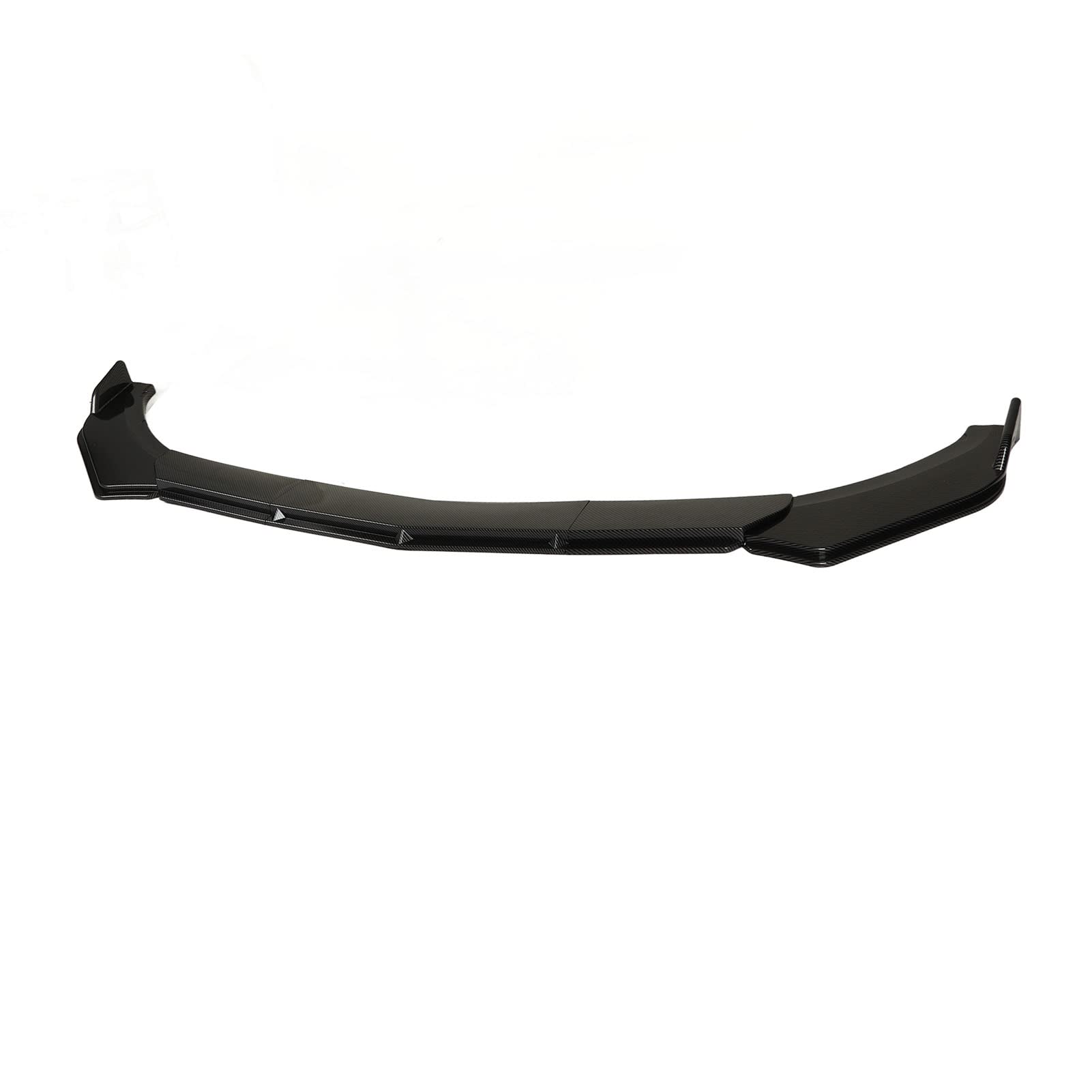Difusor de Parachoques Delantero, Kit de Cuerpo de Labios Parachoques Resistente a la abrasión Universal para Coches (Estilo de Fibra de Carbono)
