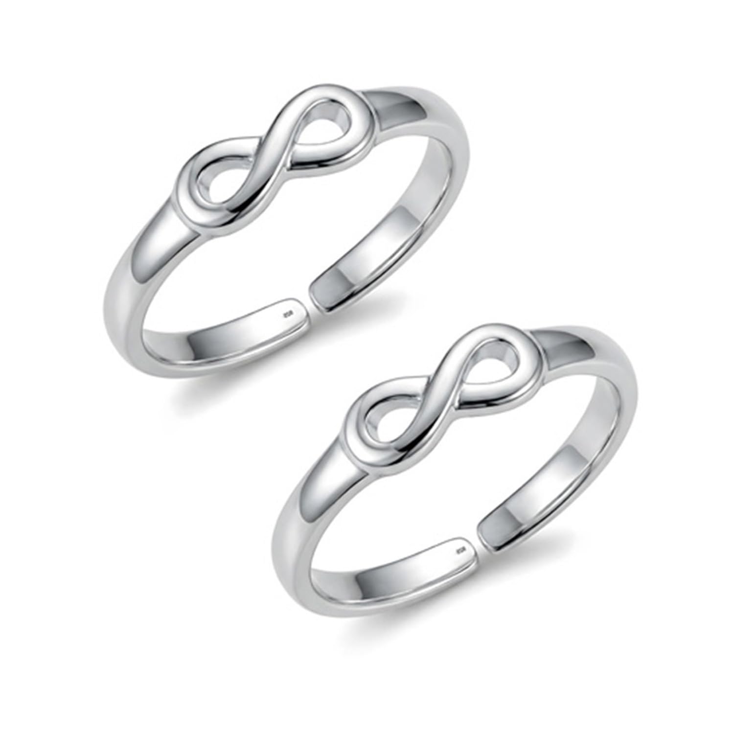 925 Sterling Silver Toe Ring for Women | BIS Hallmarked Fancy Designer Women's Toe Rings | Toerings Gift Jewely for Anniversary Birthday Wedding