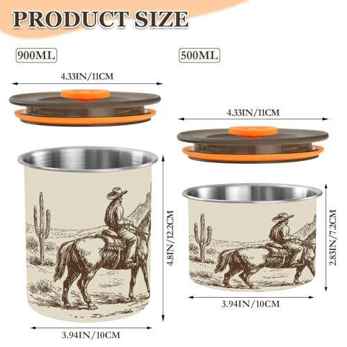 Envase Hermético de Acero para Café de 500 ml miniatura 2
