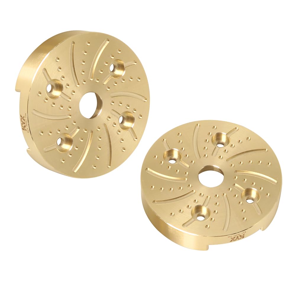 Plaques de couverture de portail en laiton lourd anti-vibration pour Axial - 7