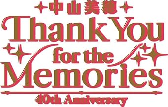 [Limited Bonus A5 Acrylic Panel Included] Miho Nakayama 40th Anniversary Thank You for the Memories (Blu-ray)