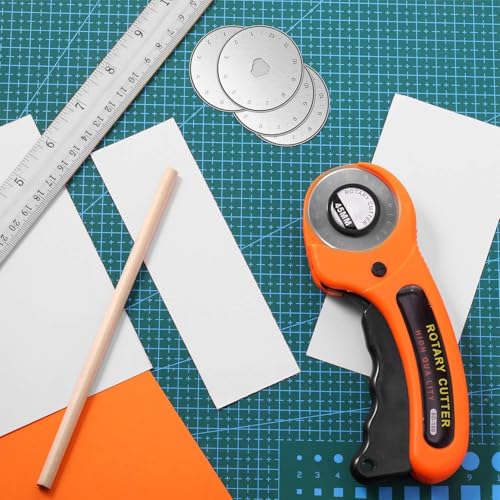 image for Mudder 45mm Rotary Cutter Blades 30 Pack Replacement Rotary Blade Comp