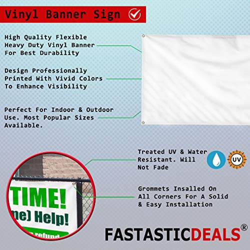 Fastasticdeals MBANNERMSB004_2_4 Safety Comes First Arrive Work Safe Vinyl Banner Sign W/Grommets 2 Ft X 4 Ft thumb #1