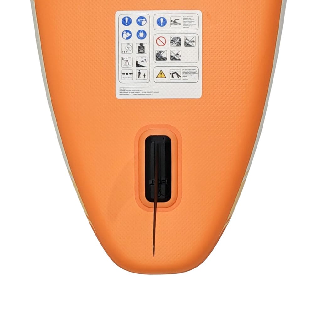 Skiffo Rivage 11' – Sup Gonflable 2-en-1 Kayak Complet - 335x86x15cm - Max 160 kg - Stable & Polyvalent - Design Unique