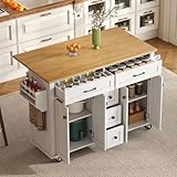 Polyvalent et adapté à divers scénarios d'utilisation : Que ce soit comme îlot de cuisine, station de travail supplémentaire dans la salle à manger ou unité de rangement mobile dans la maison, ce chariot répond à une variété de besoins. Sa structure solide et sa grande capacité le rendent parfait pour les petites cuisines ou comme surface de travail additionnelle dans les plus grandes maisons