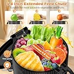 Juicer Machines with 5.8" Extra Large Feed Chute, Cold Press Juicer For Whole Vegetables and Fruits, 400W Professional Slow Masticating juicer Easy to Clean for Batch Juicing Mothers Day Gifts for Mom - Image 2