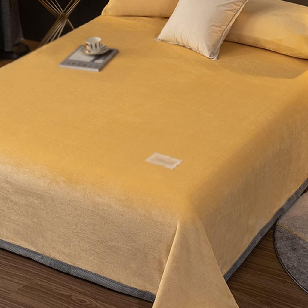 Bedspread Classic Atmosphere Pure Color Patch Embroidery Let Bedroom Single Double Bed Soft and Warm Quilt Birthday Present (Color : B Size : 180000cm) (J 120 * 200cm)