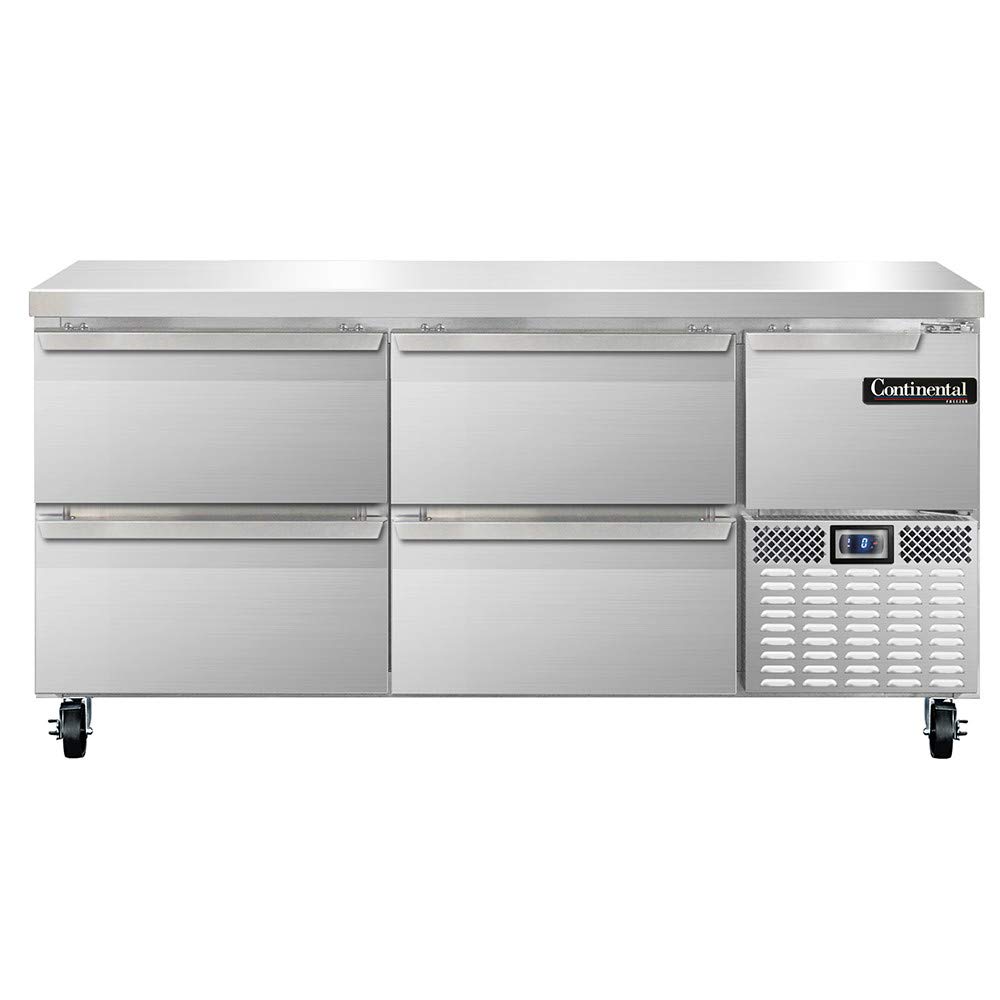 Continental Refrigerator CFA68-D Freezer Base Worktop Unit, 68