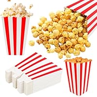 60 Piezas Cajas Palomitas, Popcorn Box, Bolsa de Palomitas,