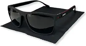 Óculos de Sol Quadrado Masculino Feminino Estilo Clássico Polarizados Proteção UV400 Premium