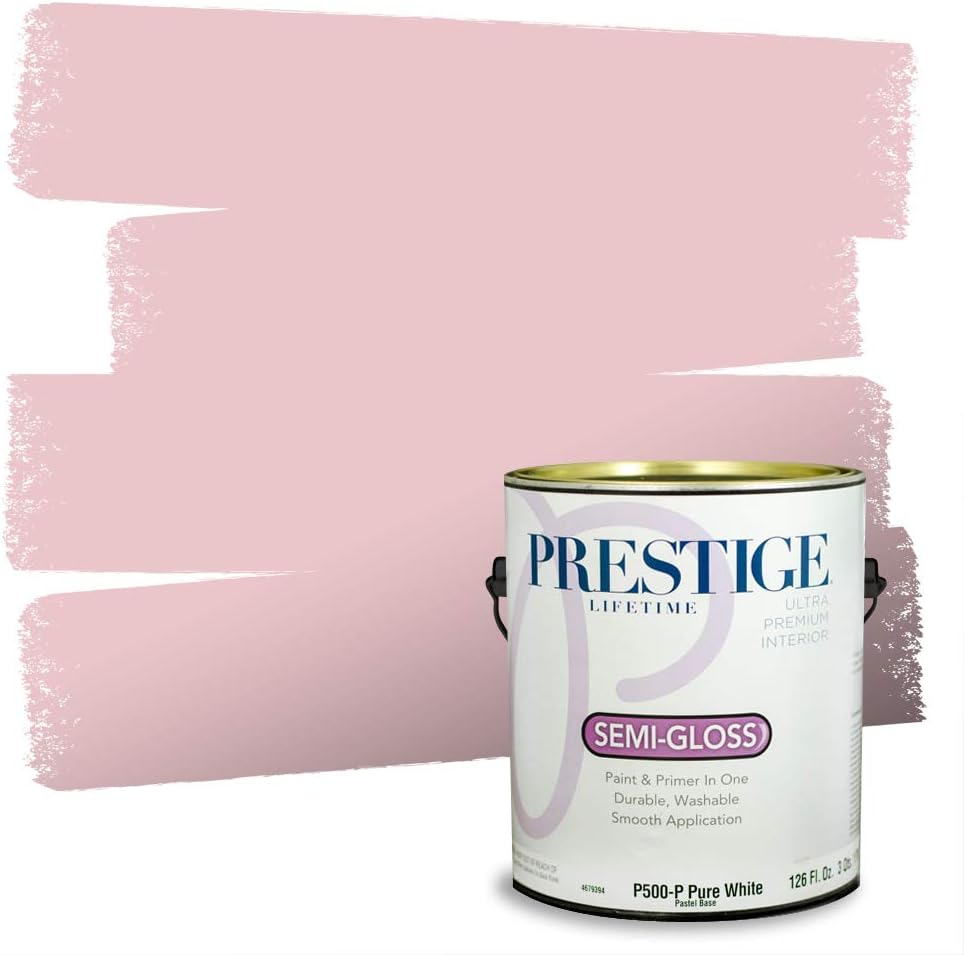 PRESTIGE Interior Paint and Primer in One, Girl Talk, Semi-Gloss, 1 Gallon