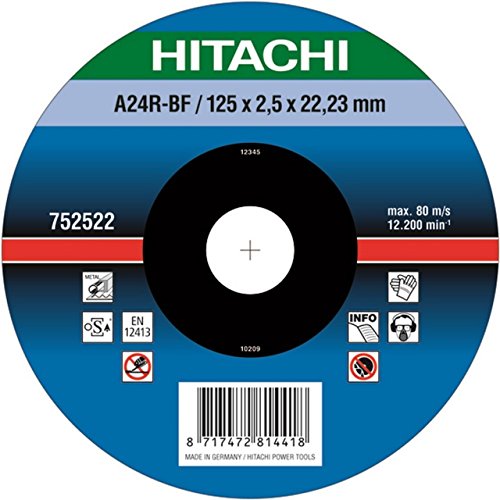 Hikoki 752522 - Disco de corte (metal) 125X2.5 Cover