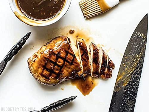 Kinder's Organic Sweet & Spicy Teriyaki Marinade & Dipping Sauce Premium Quality 2 Glass Bottles 15 Oz (425G) Each. #TOP2