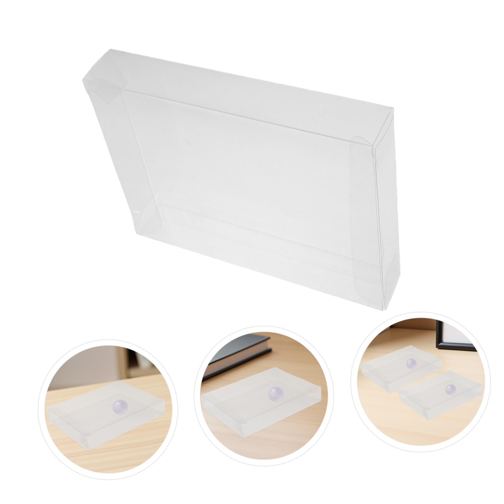 VALICLUD 40stücke Transparente Kunststoffboxen Rechteckige Aufbewahrungsboxen Für Süßigkeiten Schokolade Und Andere Kleinteile Für Feste Und Hochzeiten