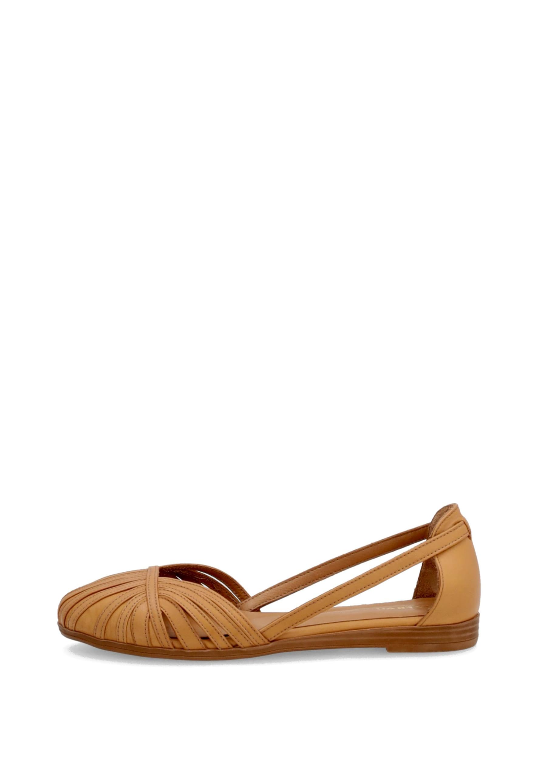Frau - Ballerina ragnetto in Pelle con Listini Sottili