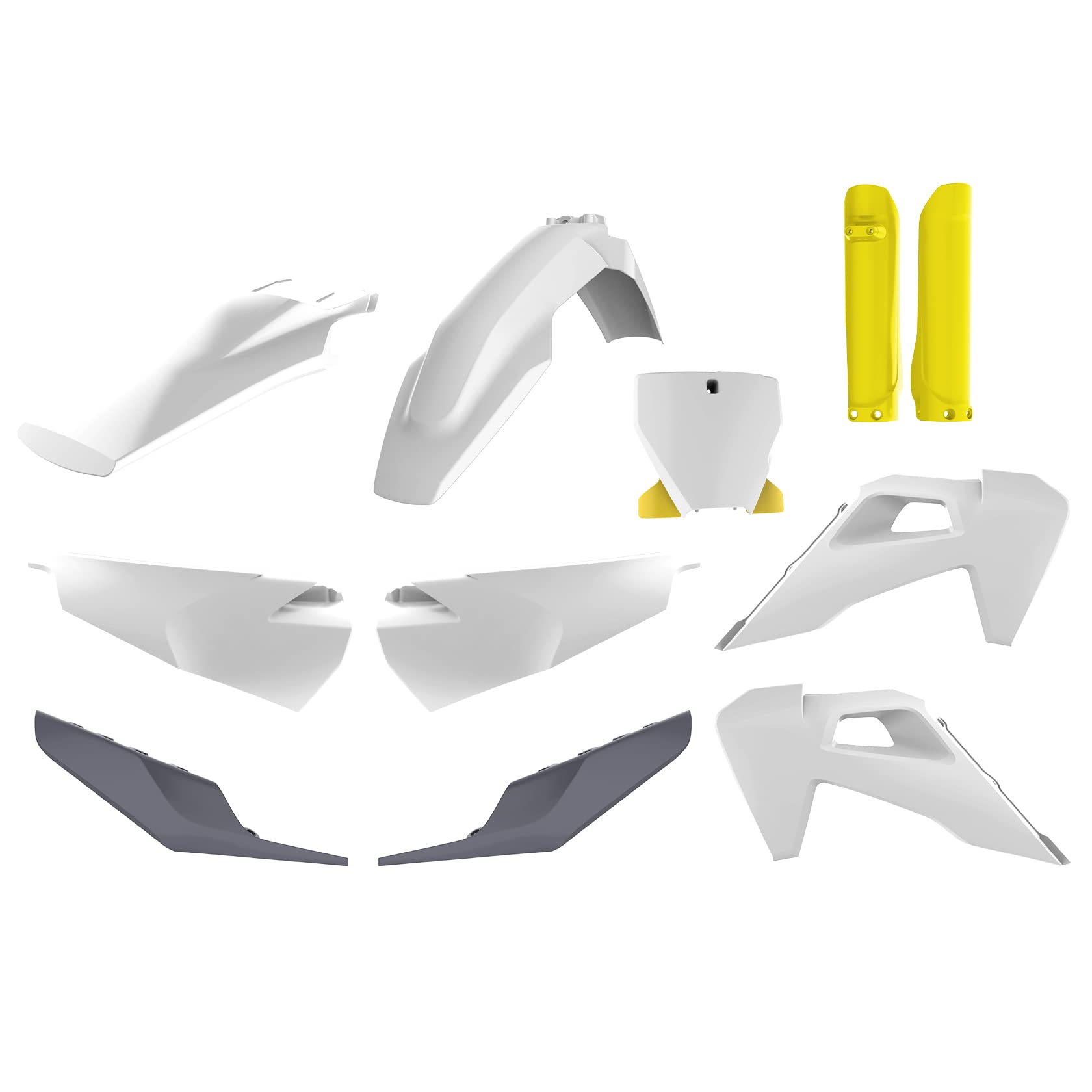 POLISPORT 91121 - Polisport MX Plastic Replica Kit for those looking for OEM Quality for Husqvarna Motorcycles in OEM Colour