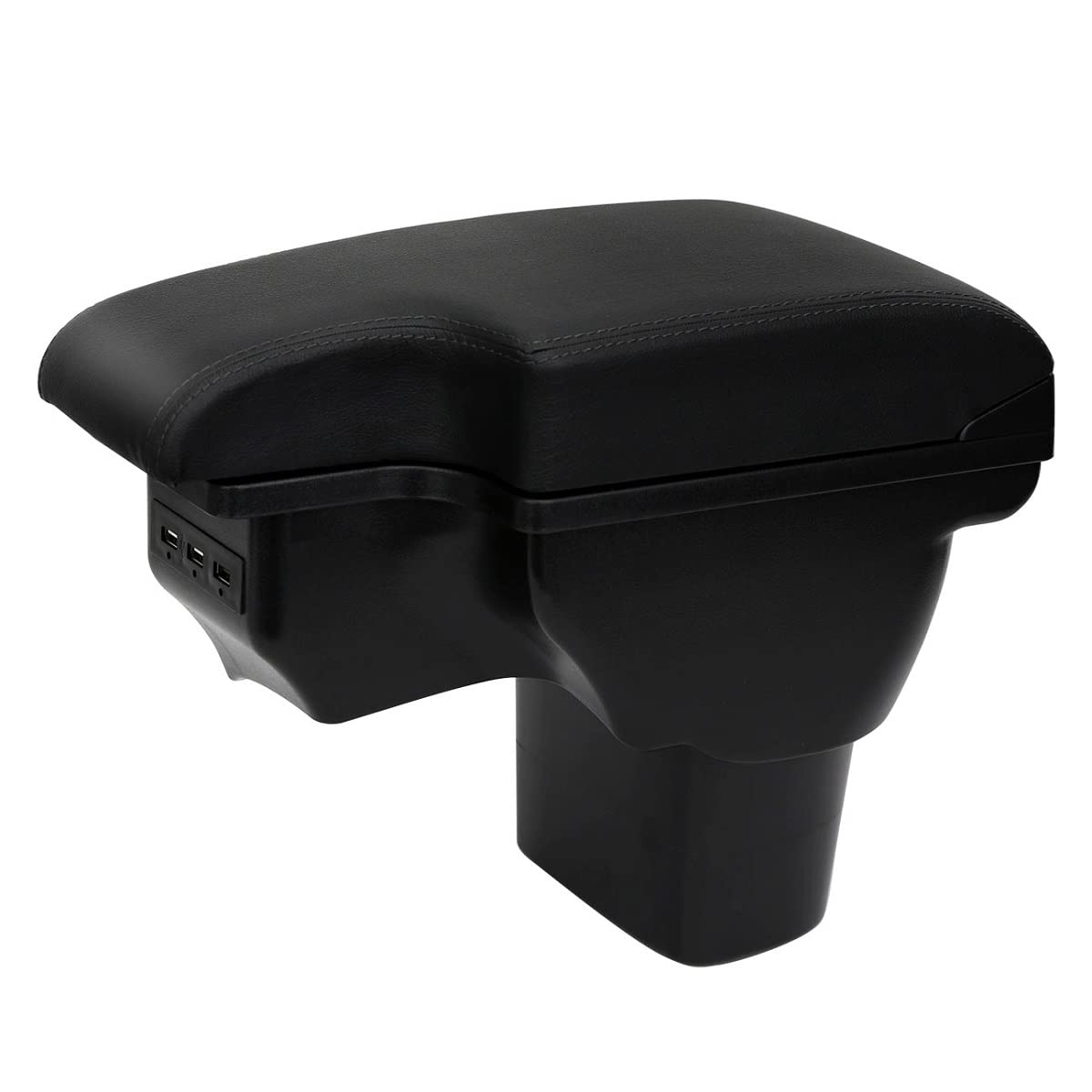YJYWZH Doble Capa Consolas Reposabrazos Caja para Nissan Juke Reposabrazos Caja de Almacenamiento Apoyabrazos de la Consola Coche con portavasos